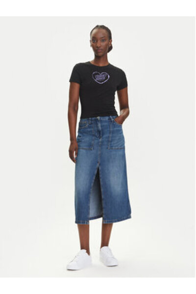 Tommy Jeans Γυναικείο T-Shirt DW0DW21390 Πολύχρωμο