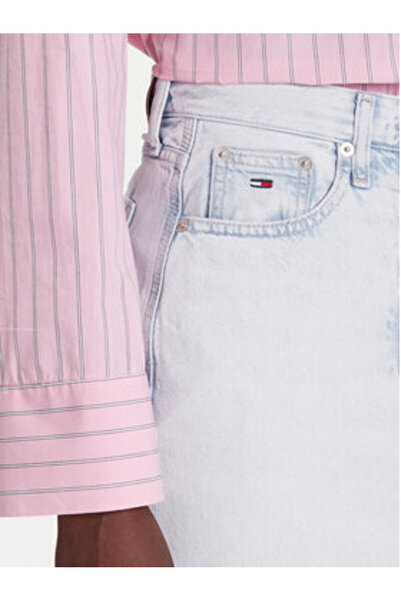 Tommy Jeans Γυναικεία φούστα τζιν DW0DW21069 Πολύχρωμη