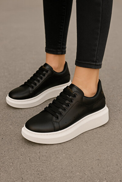 DB Tenis unisex cu talpă înaltă și șireturi