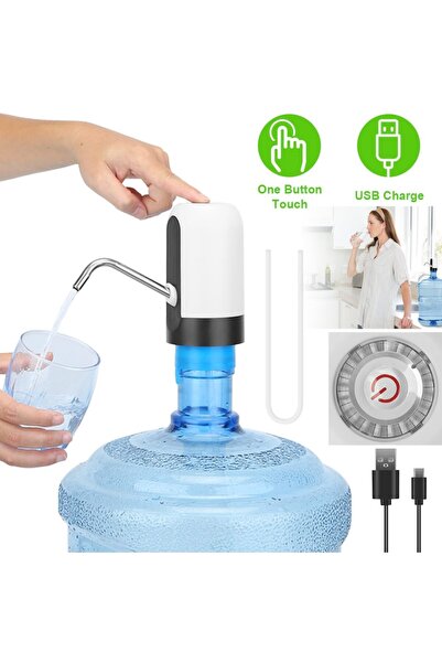 Gigicial Electric Water Dispenser Gigicial, Automatic Pump, for 2-5 Gallon Bottles, Portable, Easy to Use