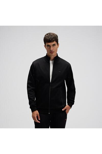 Ellesse Em545-Bk Zippered Men's Sweatshirt - Black