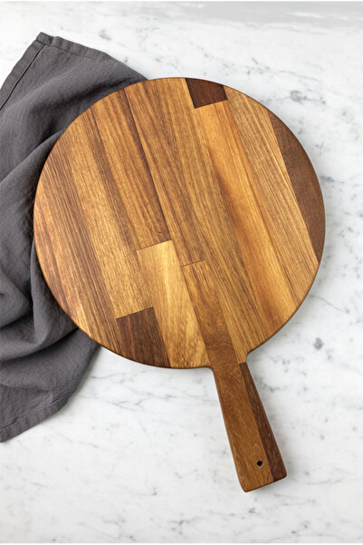 FH finehome Siena Wooden Cutting Board with Flat Handle Large