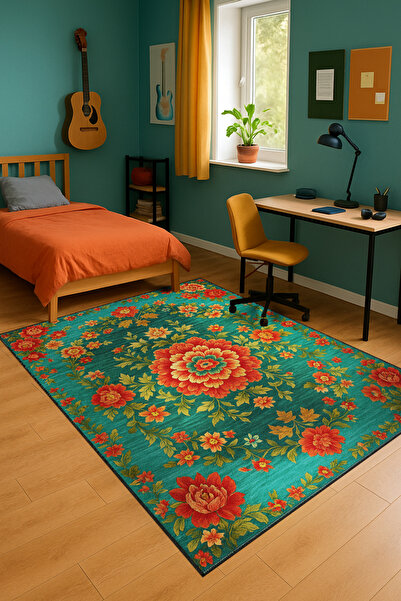 Rugs Modern Halı MOSSO Klasik Anadolu Geleneksel Desenli Dokuma Taban Vintage...