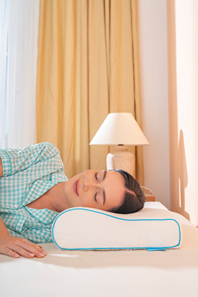 Softlife Orthopedic Visco Pillow with Neck Support 56X36X11/7 cm