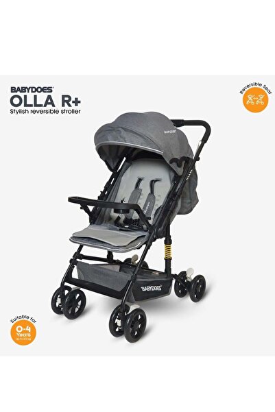 Babydoes Baby Stroller OLLA R+ With Reversible Handle 5-point safety harness And Easy One-Hand Fold