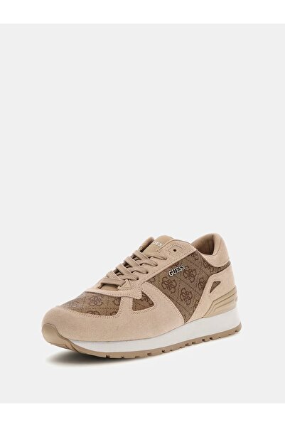 Guess Tresa deri karışımlı spor ayakkabısı FMTTREELL12-26k