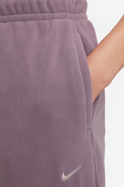 Nike Therma-FIT One Women's Loose Fleece Pants Kadın Bol Kesim Yüksek Bel Eşofman Altı Mor