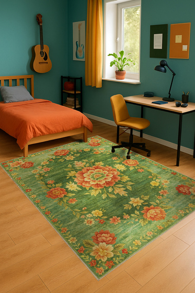 Rugs Modern Halı سجادة موسو الكلاسيكية ذات النمط الأناضولي التقليدي المنسوج ذ...