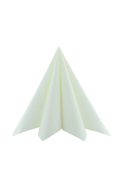 Mank Șervețele de masă festive Linclass - Albe / 40 x 40 cm / 12 buc