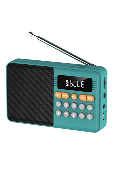 Apricot AP-R2 Kırmızı/Gri/Yeşil Renkli 3 Watt USB/TF/AUX/BT Taşınabilir Nosta...