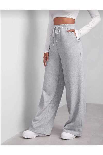 CANDERO Γυναικεία γκρι φαρδιά αθλητικά ρούχα μεγάλου μεγέθους, υψηλής ποιότητ...