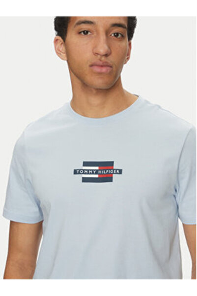 Tommy Hilfiger Ανδρικό T-Shirt MW0MW38636 Μπλε