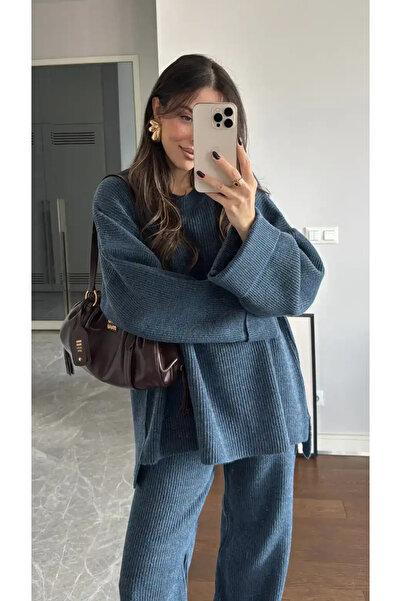 My Blog Синій трикотажний комплект з Селаніки - 4587