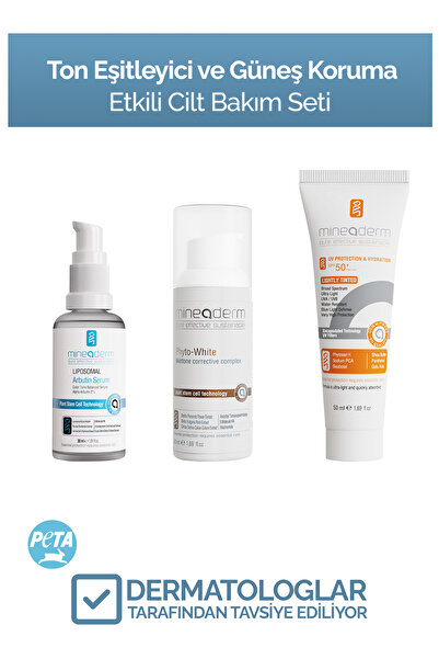 mineaderm Ton Eşitleyici ve Güneş Koruma Etkili Cit Bakım Seti
