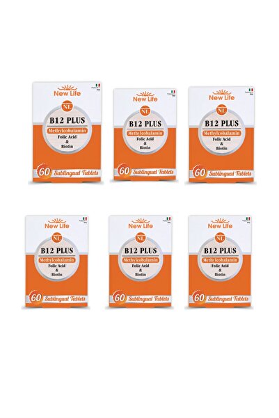 New Life B12 Plus 60 Tablets 6 Pieces