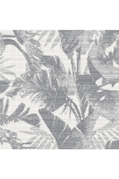 Mank Șervețele de masă festive Spanlin - Matis (imprimare vegetală gri) / 40 ...