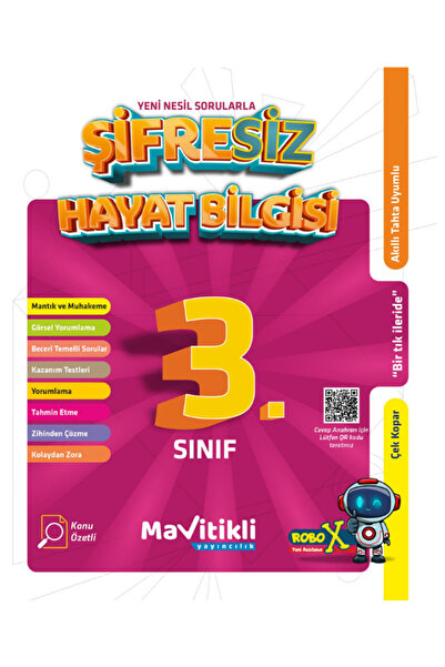 Mavitikli Yayıncılık 3.SINIF ŞİFRESİZ HAYAT BİLGİSİ