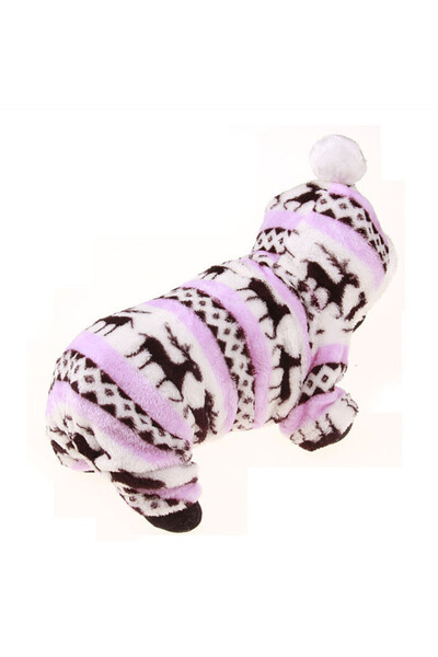 fara marca Geaca pentru catei roz S 19cm lungime