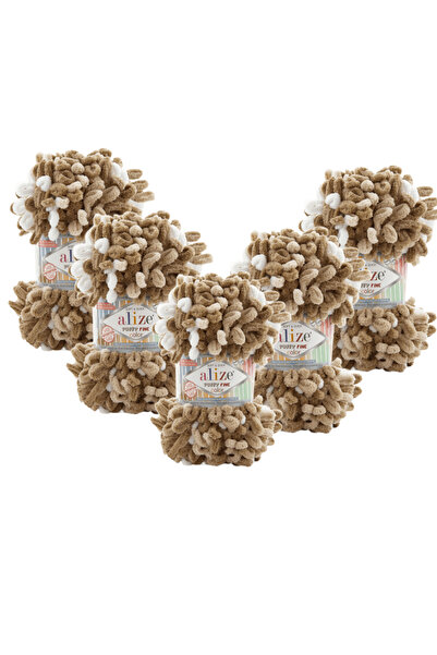 Alize Puffy Fine Color (με μικρό παπιγιόν) Συσκευασία 5 τεμαχίων - 8054