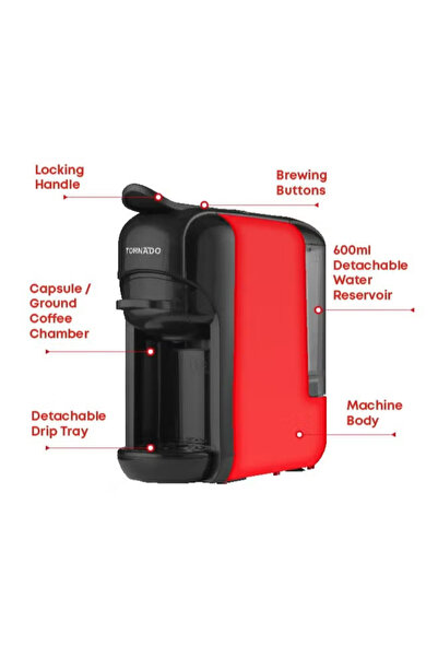 Tornado 3 in 1 Multifunction Espresso Coffee Automatic Machine