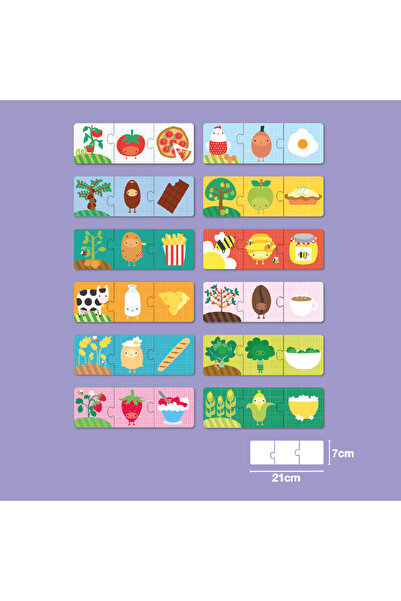 Apli Kids APLI puzzle origin of food, 36 pieces