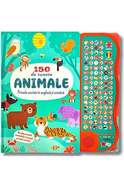 Editura Flamingo Junior 150 de sunete. Animale. Primele cuvinte in engleza
