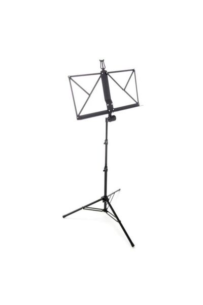 Thomann Aluminium Black Music Stand - Adjustable & Foldable