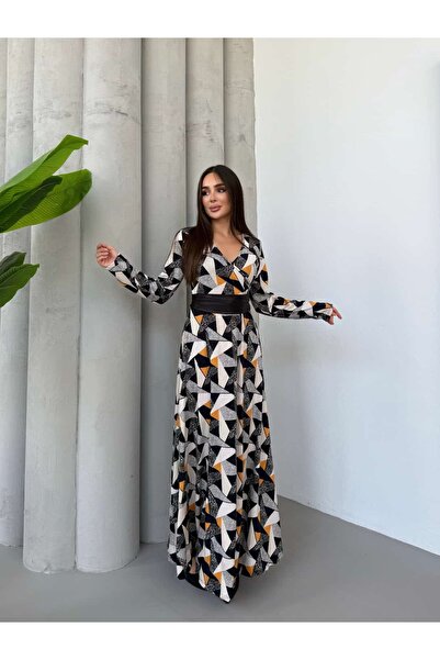 KOKOSH 1024 ZikZak Desenli Elbise