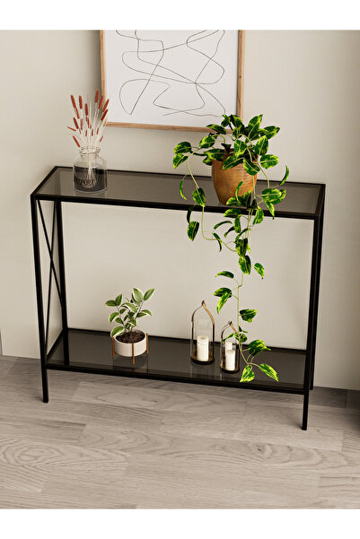 Dekoport Florya 100 Cm Dresuar, Temperli Kırılmaz Cam, Modern Tasarım, Raflı ...