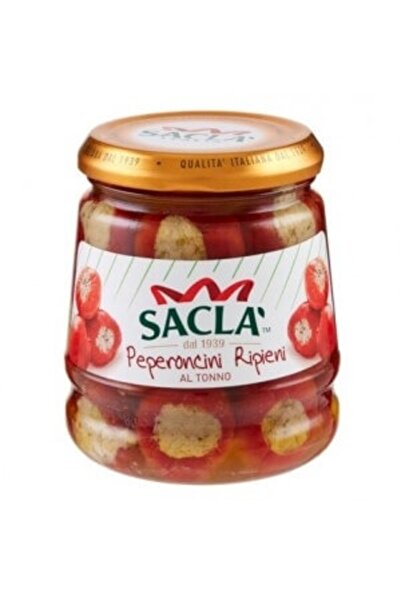 Sacla peppers stuffed with tuna in oil 280g