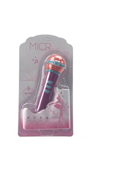 Toy Toy Toy Microfon karaoke pentru copii cu muzică, 28 cm, roz