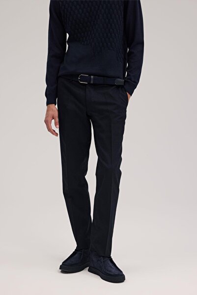 Jakamen Lacivert Regular Fit Kumaş Pantolon