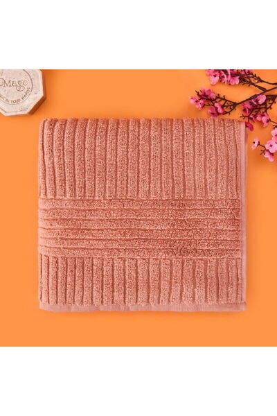 Evidea Prosop moale din microcotton - Roz pal - 50x90 cm