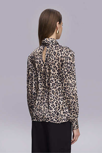 Naramaxx 2351 BLUZ LEOPAR DESEN