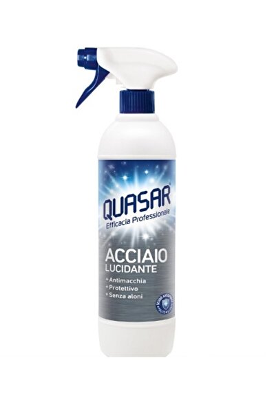 Quasar Detergent italian pentru inox Acciaio 580ml