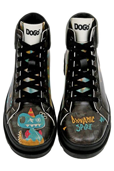 Dogo Kadın Vegan Deri Siyah Bot - Dynamic Spirit Tasarım