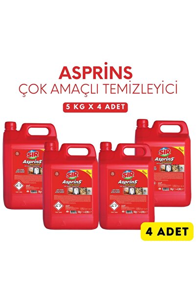Sır Asprins Çok Amaçlı Temizleyici 5 Kg x 4 Adet