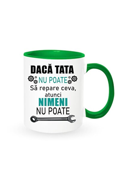 OEM Cană personalizată cu mesajul: „Dacă tata nu o poate repara, atunci nimen...