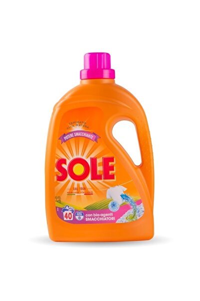 Sole Detergent lichid italian cu bio-agenti pentru pete, 41 utilizari