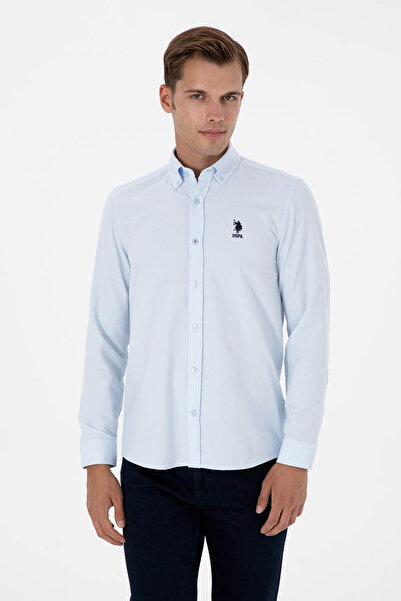 U.S. Polo Assn. Nova025K Açık Mavi Erkek Gömlek 2225592