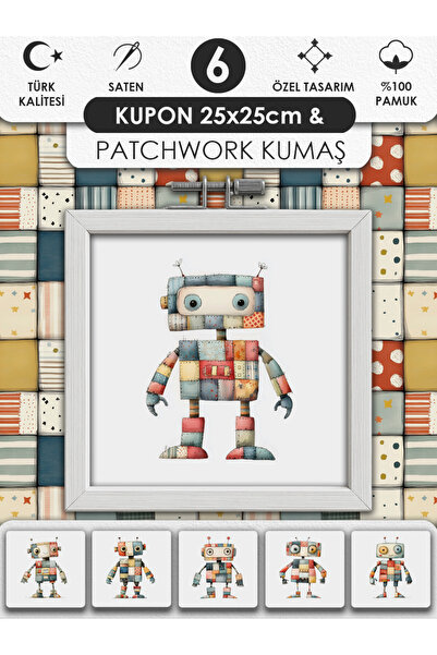 FabricMarket Набір тканин для пэчворка – купони з 100% бавовняної тканини з в...