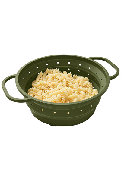 Tchibo Foldable Space-Saving Strainer Green 685824