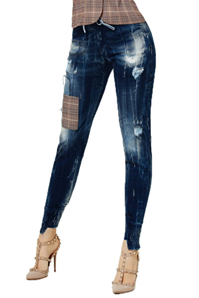 WildFashion Blugi mulati pe corp cu model destroyed N682A-444