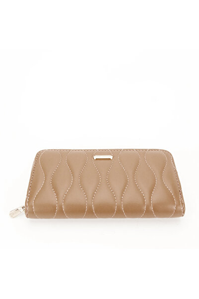 David Jones Women's quilted wallet B-P137-510 M5 Camel brown