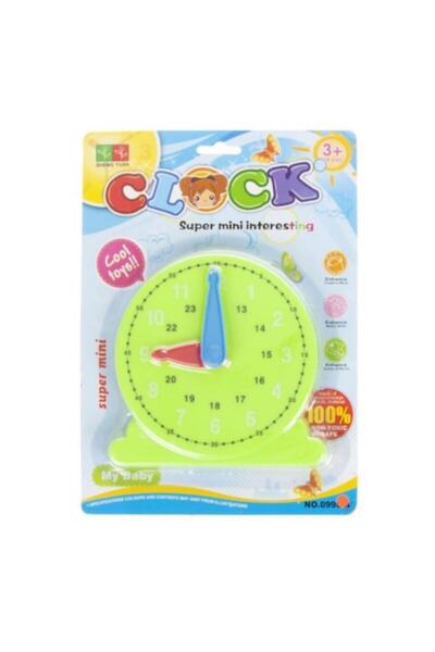 Toy Toy Toy Ceas educativ pentru copii – Jucărie de învățare, galben, 19x26x2 cm