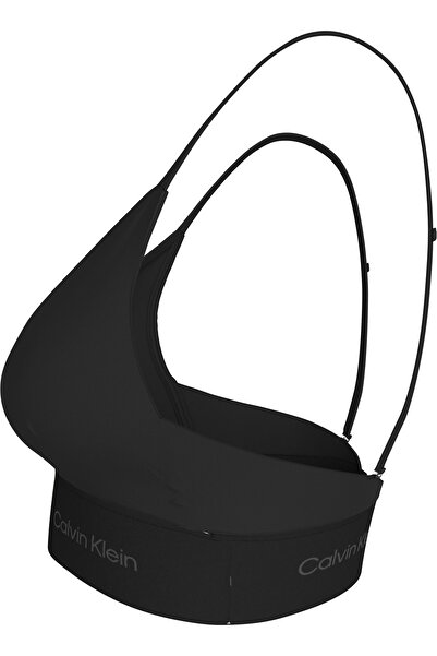 Calvin Klein Siyah Kadın Unlined Triangle Bralet