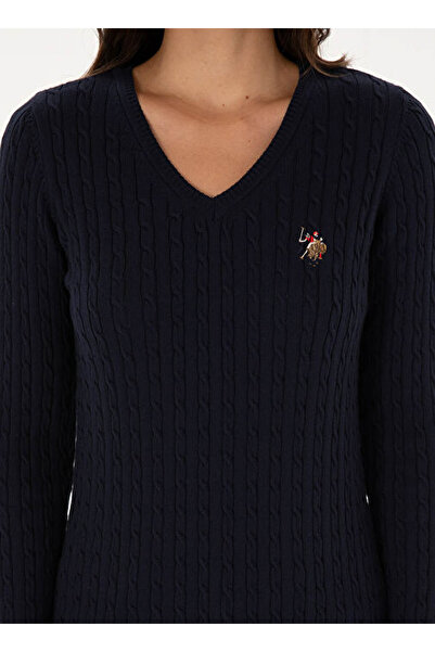 U.S. Polo Assn. Tk03-Bsk25 Siyah Kadın Kazak 2226089