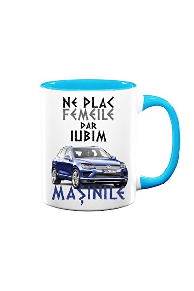 OEM Cană personalizată cu mesajul: „ne plac femeile, dar iubim mașinile, VW T...