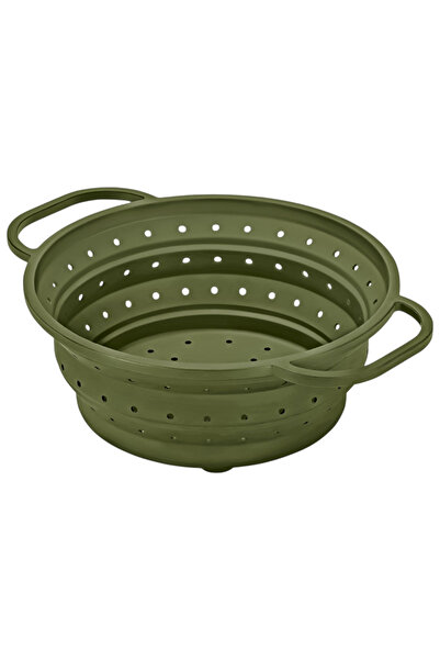 Tchibo Foldable Space-Saving Strainer Green 685824