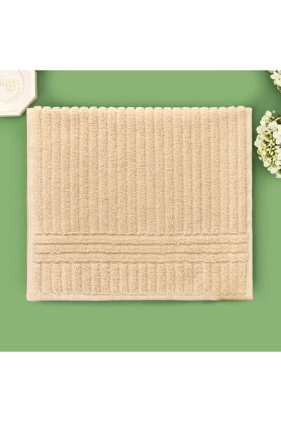 Evidea Πετσέτα χεριών από μαλακό μικροβαμβάκι - Μπεζ - 30x50 cm